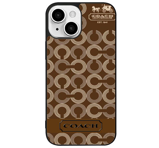COACH COCO BLACK iPhone 13 Case