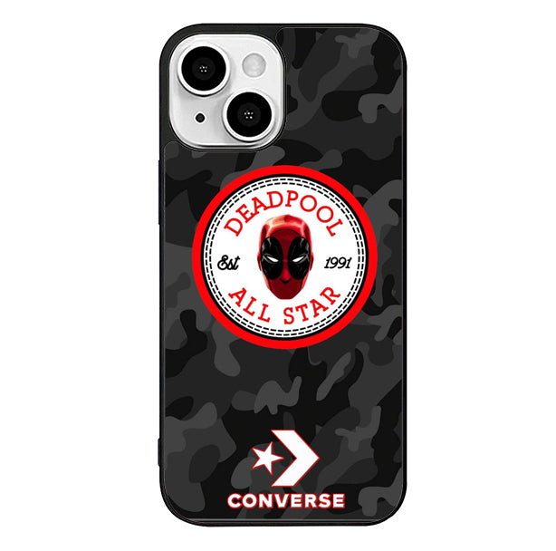 Converse X Deadpool Camo iPhone 13 Case