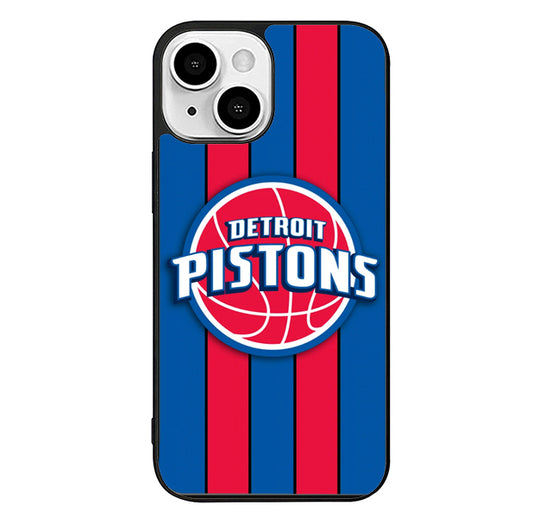 Detroit Pistons Striped iPhone 13 Case