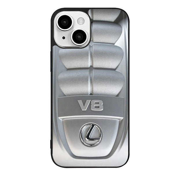 Engine Lexus Silver V8 iPhone 13 Case
