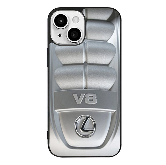 Engine Lexus Silver V8 iPhone 13 Case
