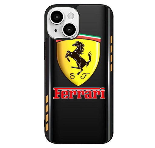 Ferrari Black Striped iPhone 13 Case