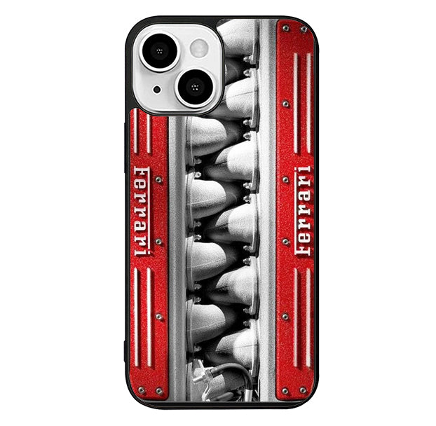 Ferrari Engine Red iPhone 13 Case