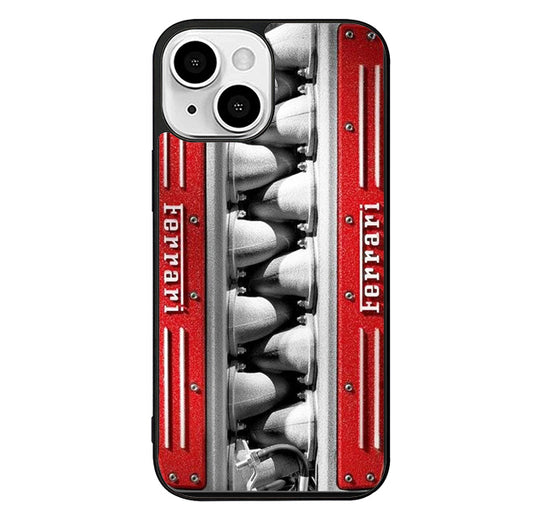 Ferrari Engine Red iPhone 13 Case