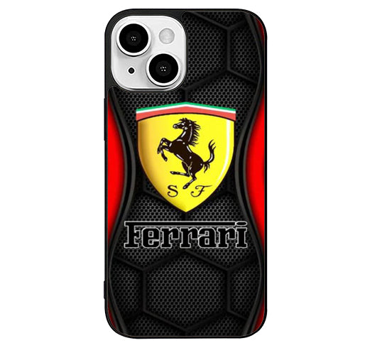 ferrari logo carbon cover iPhone 13 Case