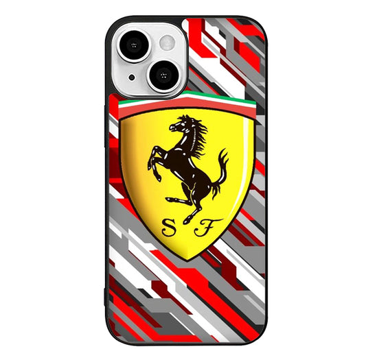 Ferrari Logo Colorfull iPhone 13 Case