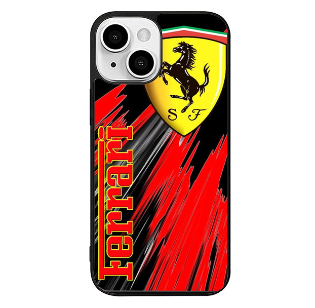 Ferrari Logo Red Cool iPhone 13 Case