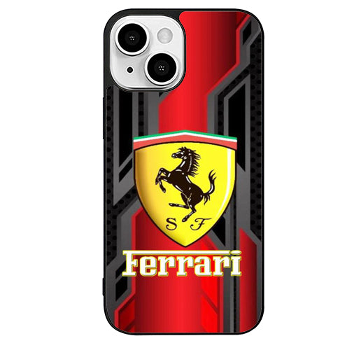 Ferrari Red Custom iPhone 13 Case