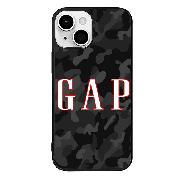 GAP Logo Black Camo iPhone 13 Case