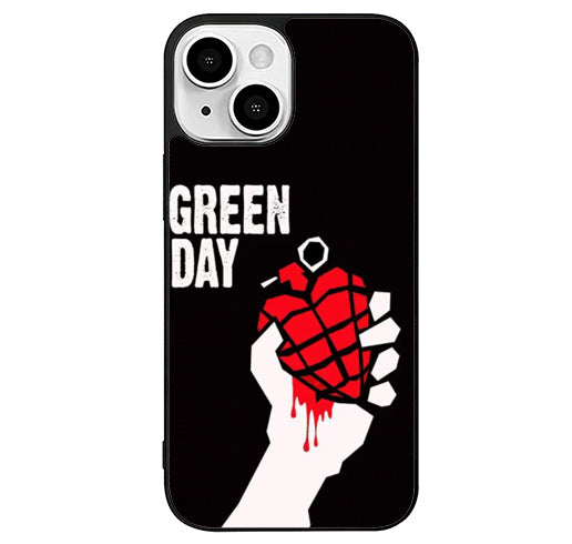 green day logo heart cover iPhone 13 Case