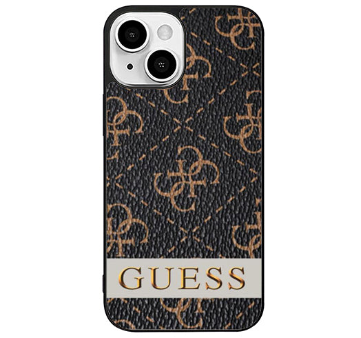 Guess Pattern Logo iPhone 13 Case