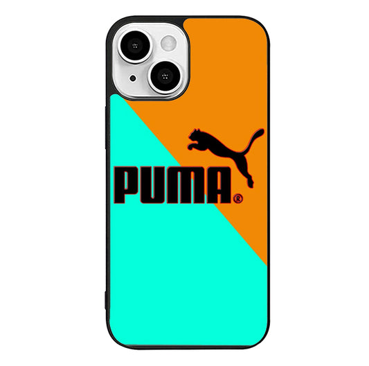 Puma Logo Striped Color iPhone 13 Case