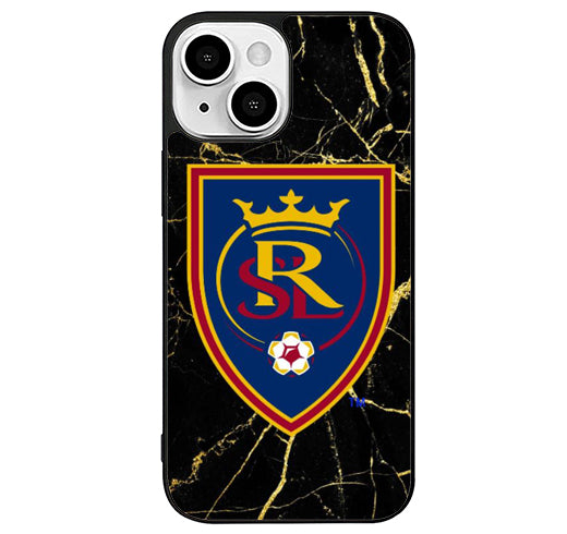 Real Salt Black Marble iPhone 13 Case