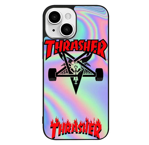Thrasher Logo Holographic iPhone 13 Case