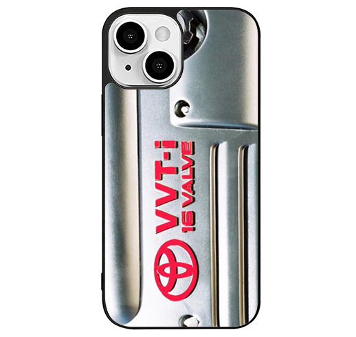 Toyota Engine VVT-I 16Valve Silver iPhone 13 Case