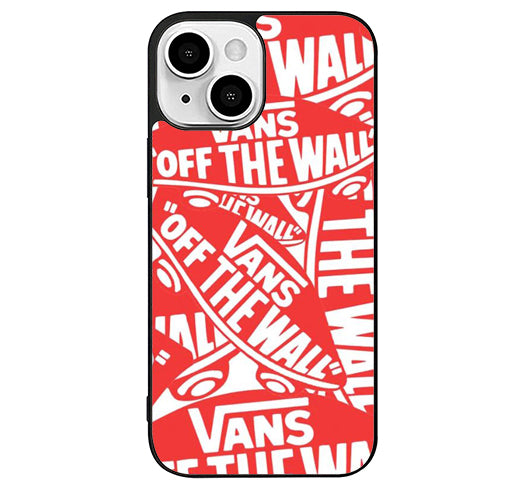 Vans Red Wallpaper iPhone 13 Case
