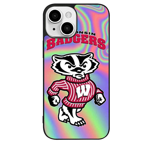 Wisconsin Badgers Holographic iPhone 13 Case