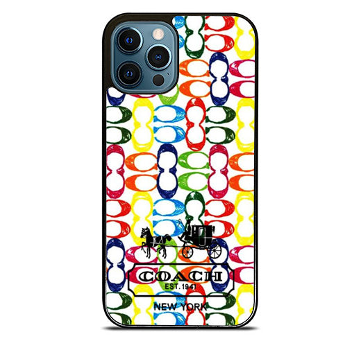 Coach Colorfull Logo iPhone 13 Pro Max Case
