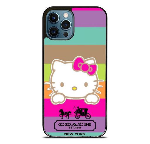 coach NY hello kitty cover iPhone 13 Pro Max Case
