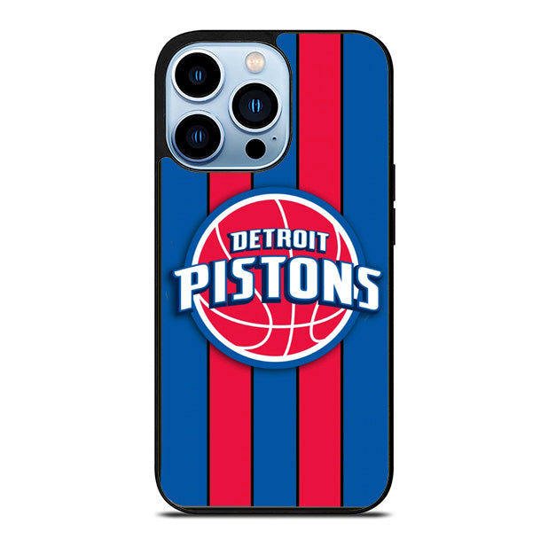 Detroit Pistons Striped iPhone 13 Pro Max Case
