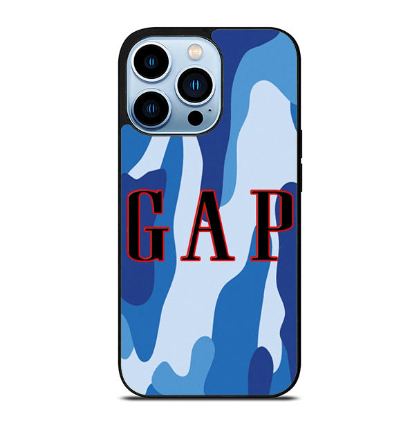 GAP Logo Blue Camo iPhone 13 Pro Max Case