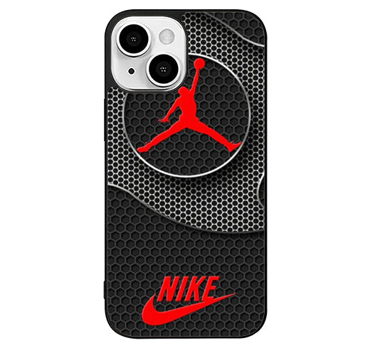 air jordan red black saturation iPhone 14 Plus Case
