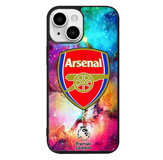 Arsenal FC Galaxy Logo iPhone 14 Plus Case