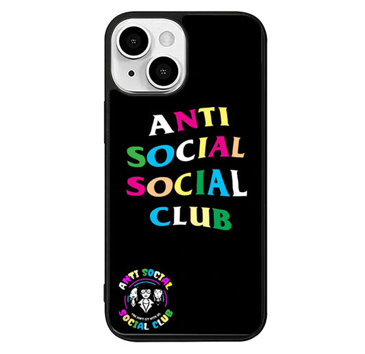 ASSC Anti Social2 Club Color iPhone 14 Plus Case