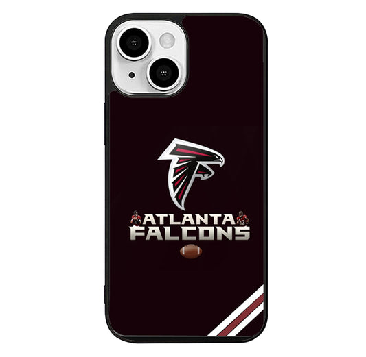 Atlanta Falcons Black iPhone 14 Plus Case