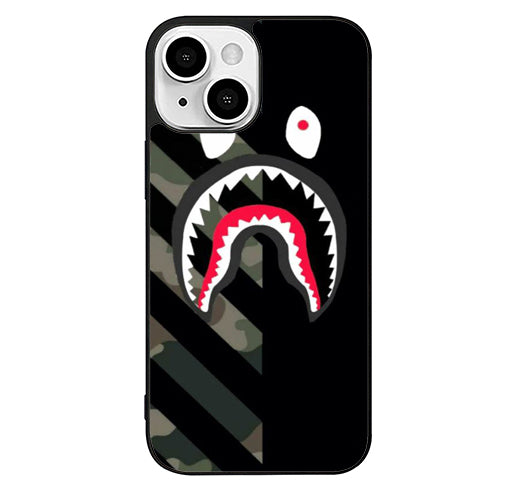 BAPE Camo Black iPhone 14 Plus Case
