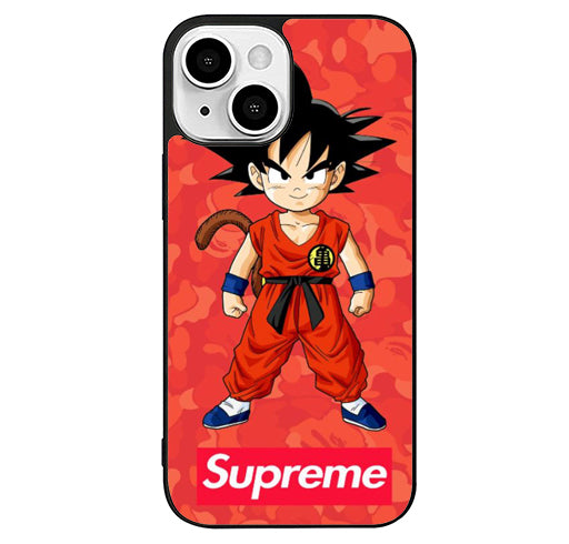 Bape Goku Red Camo iPhone 14 Plus Case