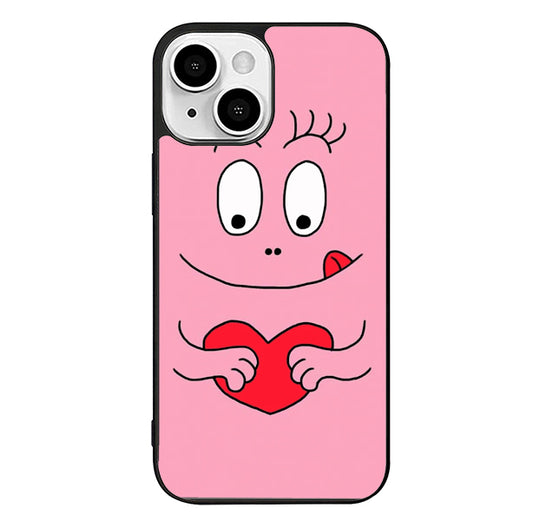 Barbapapa Cute Pinky iPhone 14 Plus Case