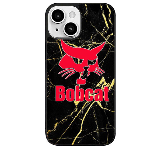 Bobcat Black Marble iPhone 14 Plus Case
