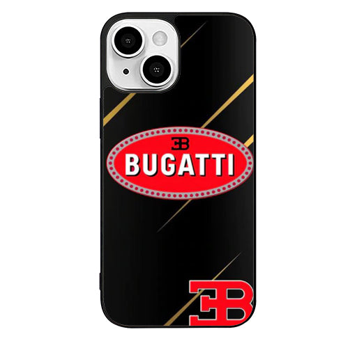 Bugatti Logo Metallic iPhone 14 Plus Case