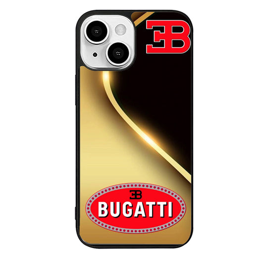 Bugatti Metallic Gold iPhone 14 Plus Case