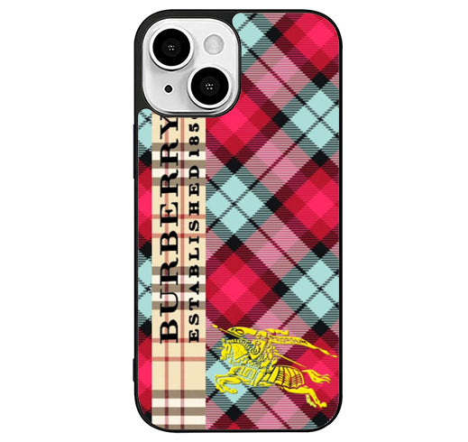 Burberry Pattern iPhone 14 Plus Case