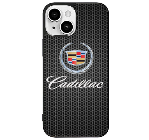 Cadillac Black Carbon iPhone 14 Plus Case