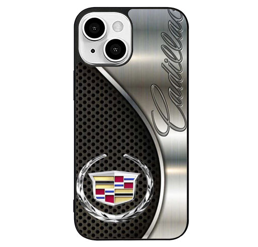 cadillac logo metallic iPhone 14 Plus Case