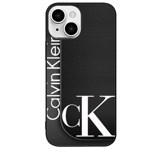 Calvin Klein Black White iPhone 14 Plus Case