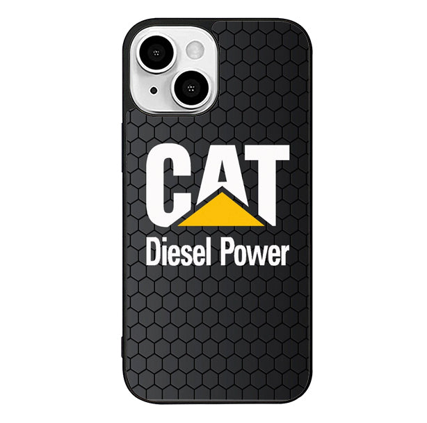 CAT Caterpiilar Black Hexagon iPhone 14 Plus Case