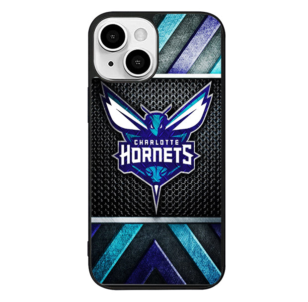 Charlotte Hornets Metal iPhone 14 Plus Case