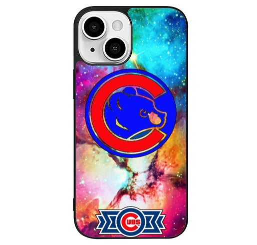 Chicago Cubs Galaxy iPhone 14 Plus Case