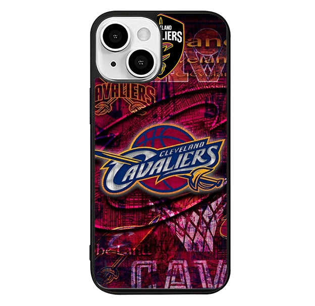 Cleveland Cavaliers Painted iPhone 14 Plus Case
