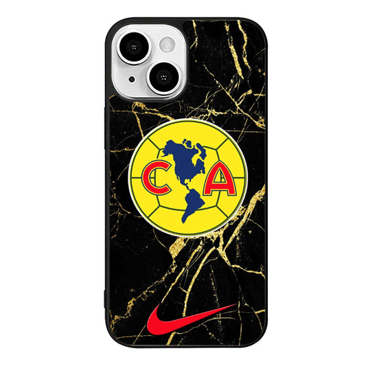 Club America Logo Marble iPhone 14 Plus Case