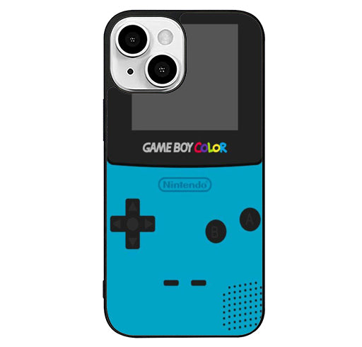 gameboy blue color iPhone 14 Plus Case