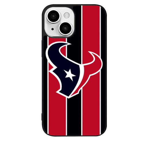 Houston Texans Striped iPhone 14 Plus Case