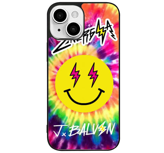 J Balvin Energia Logo Rainbow Dye iPhone 14 Plus Case