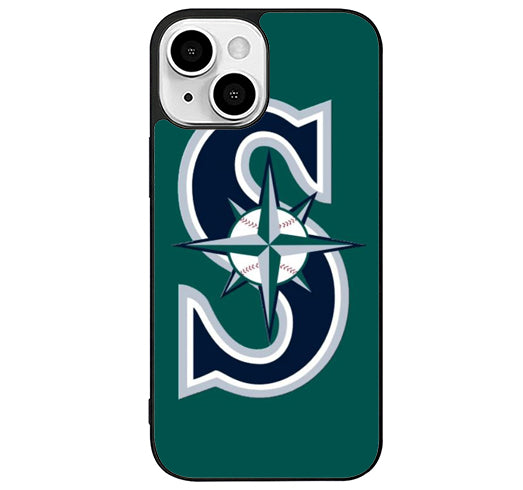 Seattle Mariners Wallpaper iPhone 14 Plus Case