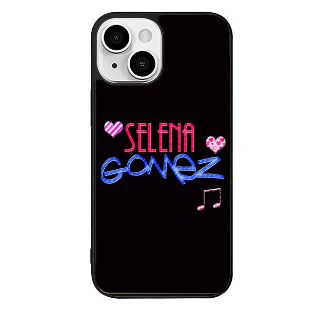 Selena Gomez Black Logo iPhone 14 Plus Case