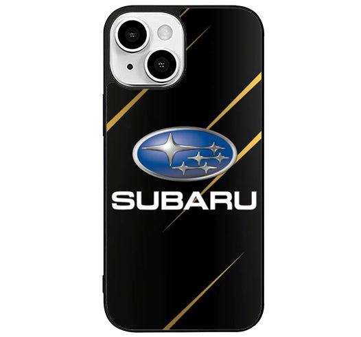 Subaru Logo Metallic iPhone 14 Plus Case
